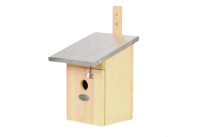 Nestkast Koolmees zinken dak