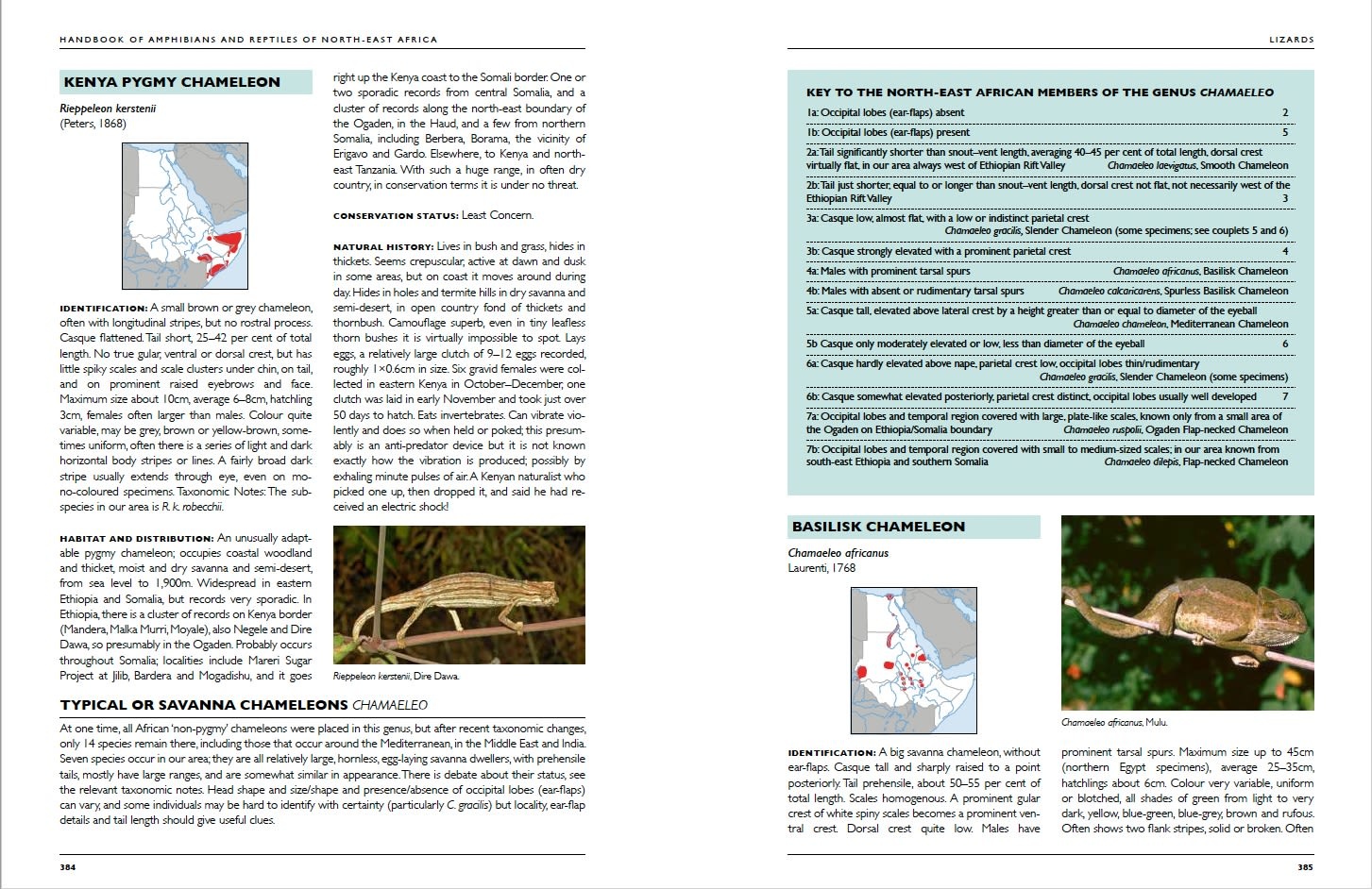 Handbook of Amphibians and Reptiles of North-East Africa