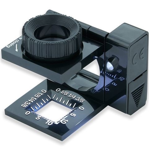 Dradenteller Opvouwbaar met LED - 11,5x15mm