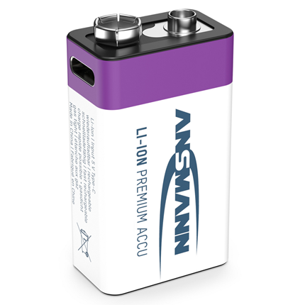 1 pile Extreme Lithium Batterie 9V-Bloc ANSMANN