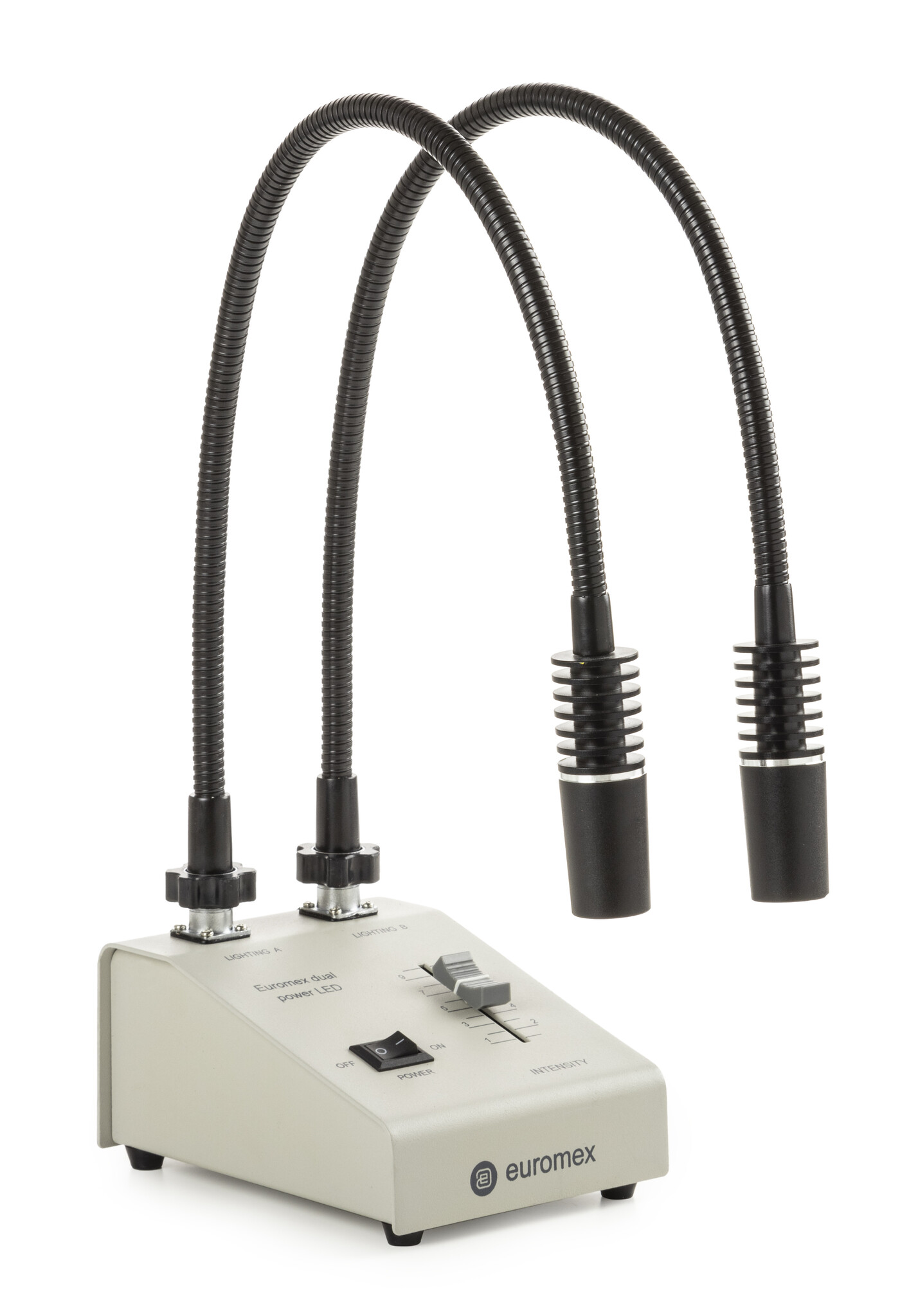 Euromex Cold light source with two gooseneck arms
