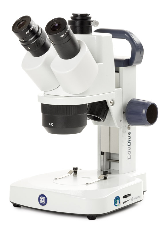 EduBlue Trinoculaire Stereomicroscoop 20x/40x