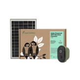 Green Feathers Solar Powered WiFi Bird Box Camera