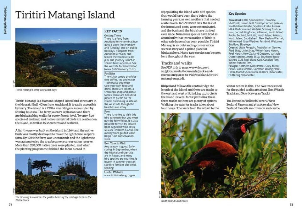 The 50 Best Birdwatching Sites in New Zealand (2nd edition)