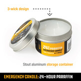 Uco 24-hr Emergency candle, paraffin
