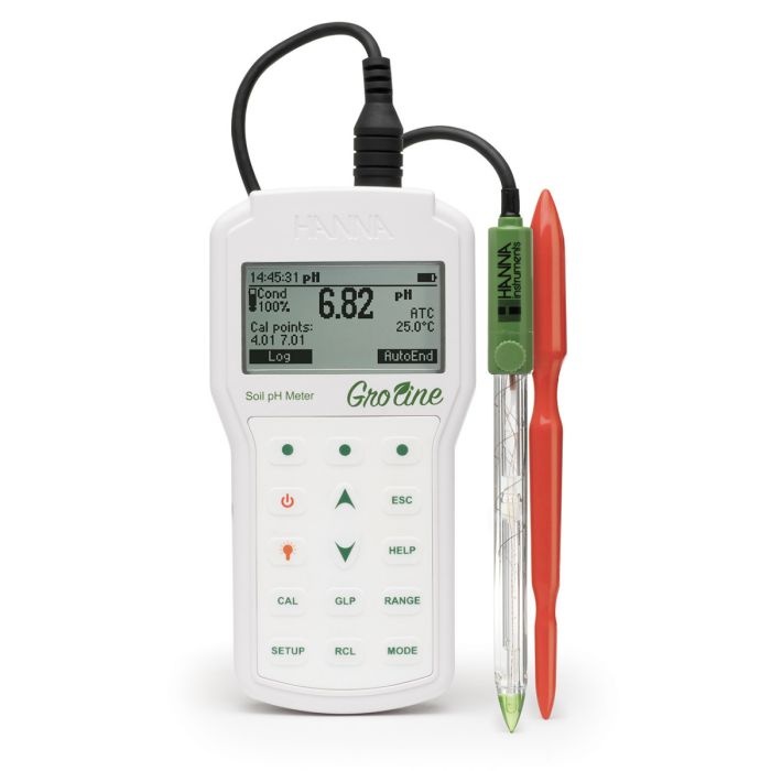 HI98168 Waterbestendige pH-meter voor bodemonderzoek