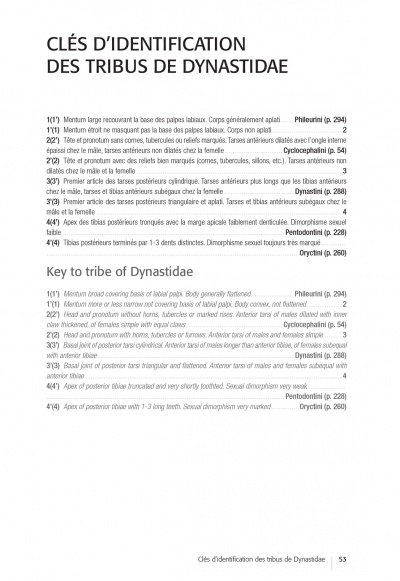 Les Coléoptères Dynastidae de Guyane - Coleoptera, Scarabaeoidea