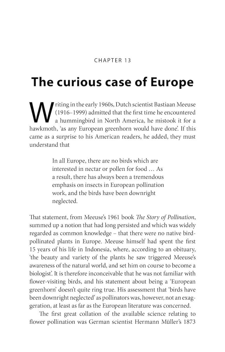 Birds and Flowers - An Intimate 50 Million Year Relationship