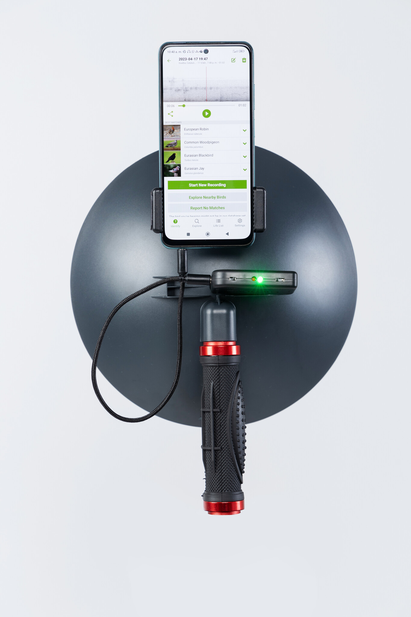 BirdFox BirdMic Pack – Parabolic microphone with audio interface