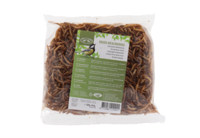 Dried mealworms