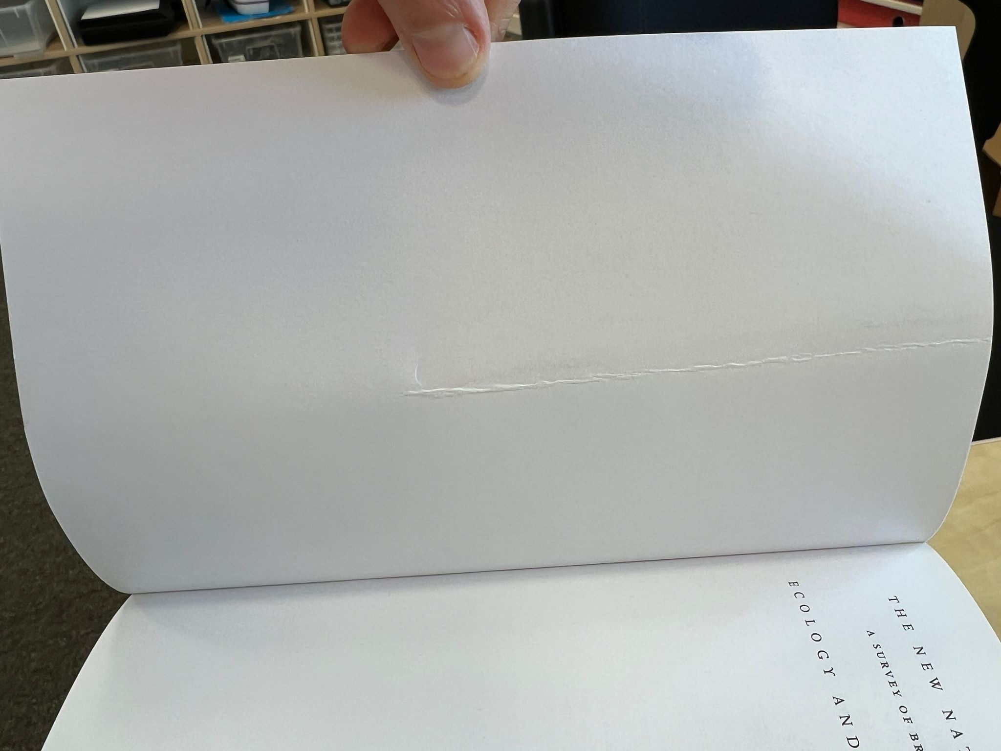 Damaged copy - Ecology and Natural History