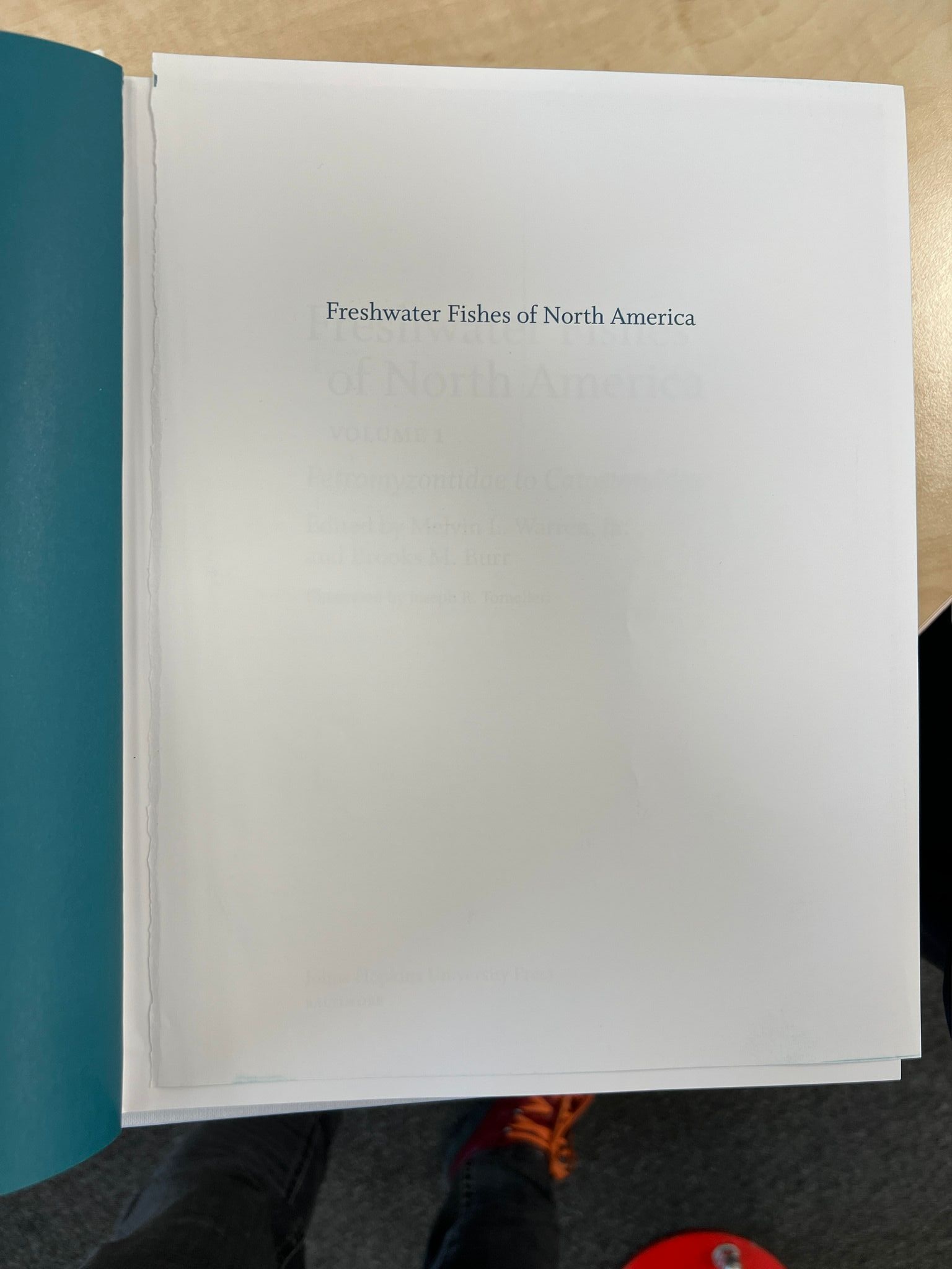 Beschädigte kopie - Freshwater Fishes of North America, Volume 1: Petromyzontidae to Catostomidae