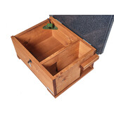 Green Feathers Handgefertigte Igelhaus aus Holz