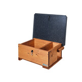 Green Feathers Handgefertigte Igelhaus aus Holz