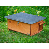 Green Feathers Handgefertigte Igelhaus aus Holz