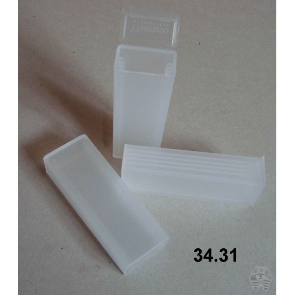 Microscope Slide Box Plastic for 5 slides (76 x 26 mm)