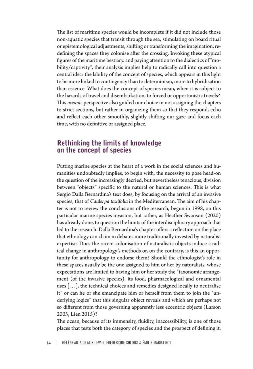 Elusive Partners - Contemporary Anthropological Perspectives on Marine Species