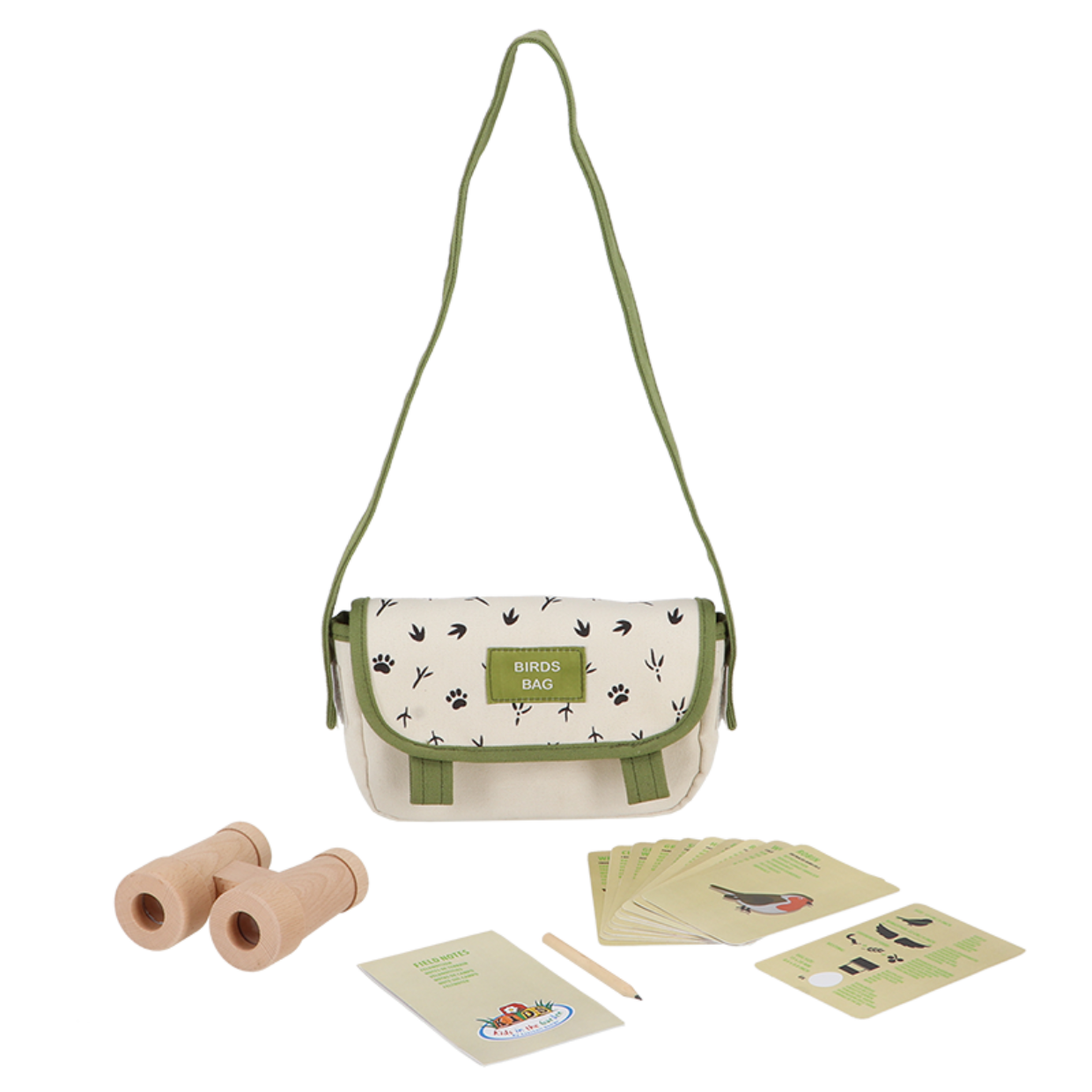 Explorer bag birds for children