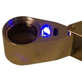 Levenhuk Inslagloep Zeno Gem M11 LED+UV 40x metaal 25mm