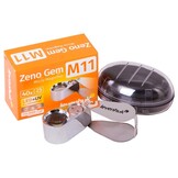 Levenhuk Inslagloep Zeno Gem M11 LED+UV 40x metaal 25mm
