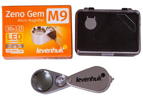 Levenhuk Inslagloep Zeno Gem M9 LED 30x metaal