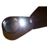 Levenhuk Folding Magnifier Zeno Gem M9 LED 30x Metal 21mm