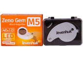 Levenhuk Folding Magnifier Zeno Gem M5 LED 40x