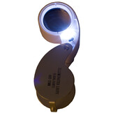 Levenhuk Klappbare Lupe Zeno Gem M5 LED 40x 25mm