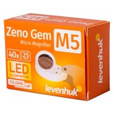 Levenhuk Inslagloep Zeno Gem M5 LED 40x 25mm