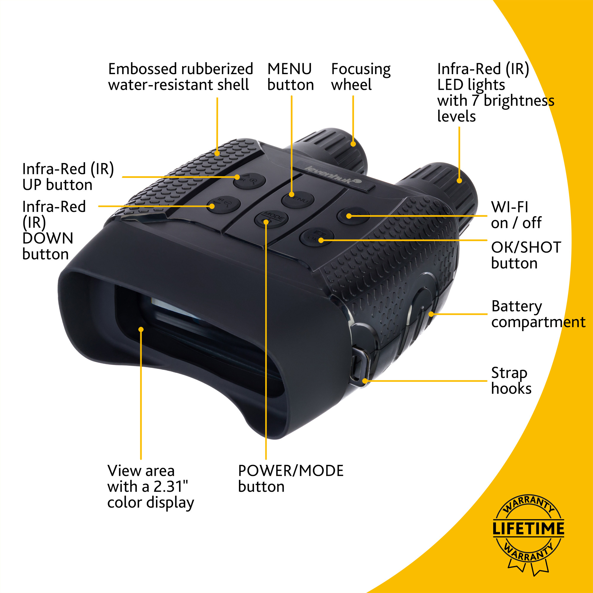 Levenhuk Halo 13X Digital Night Vision Binoculars