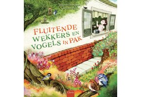 Fluitende wekkers en vogels in pak