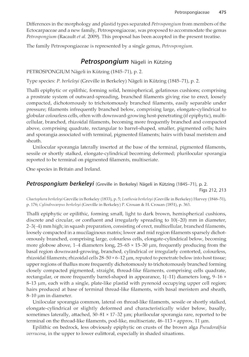 Brown Seaweeds (Phaeophyceae) of Britain and Ireland