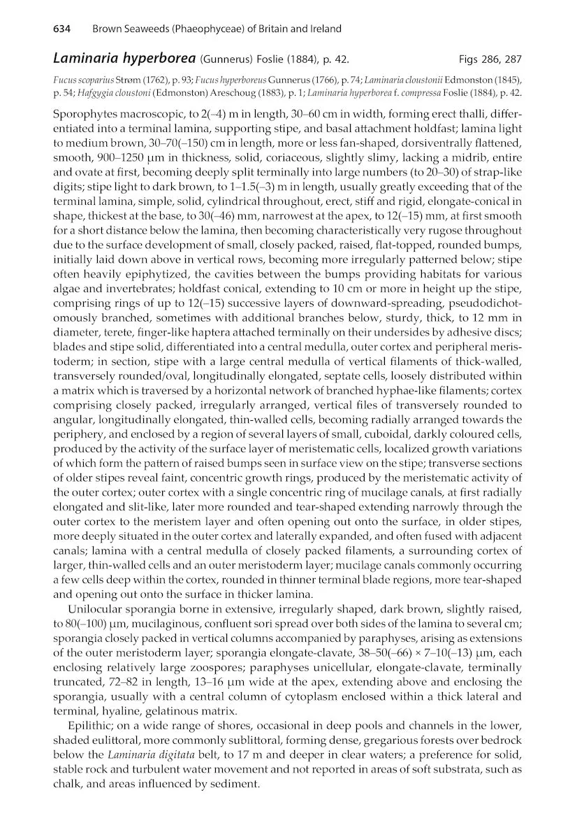 Brown Seaweeds (Phaeophyceae) of Britain and Ireland