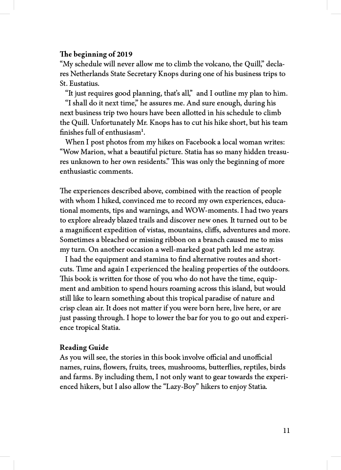 Hiking on St. Eustatius - A tale of love and friendship