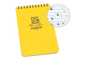 Rite in the Rain Waterproof Top Spiral Notebook Yellow
