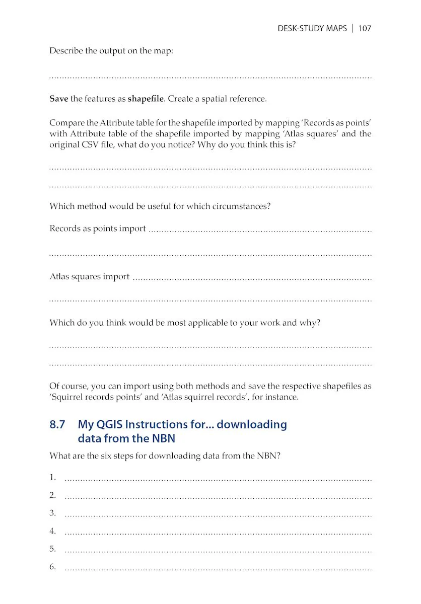 QGIS for Ecologists - An Introduction to Mapping for Ecological Surveys