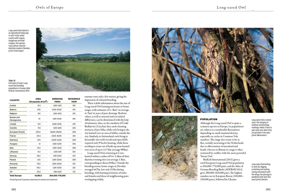 Owls of Europe - Biology, Identification and Conservation