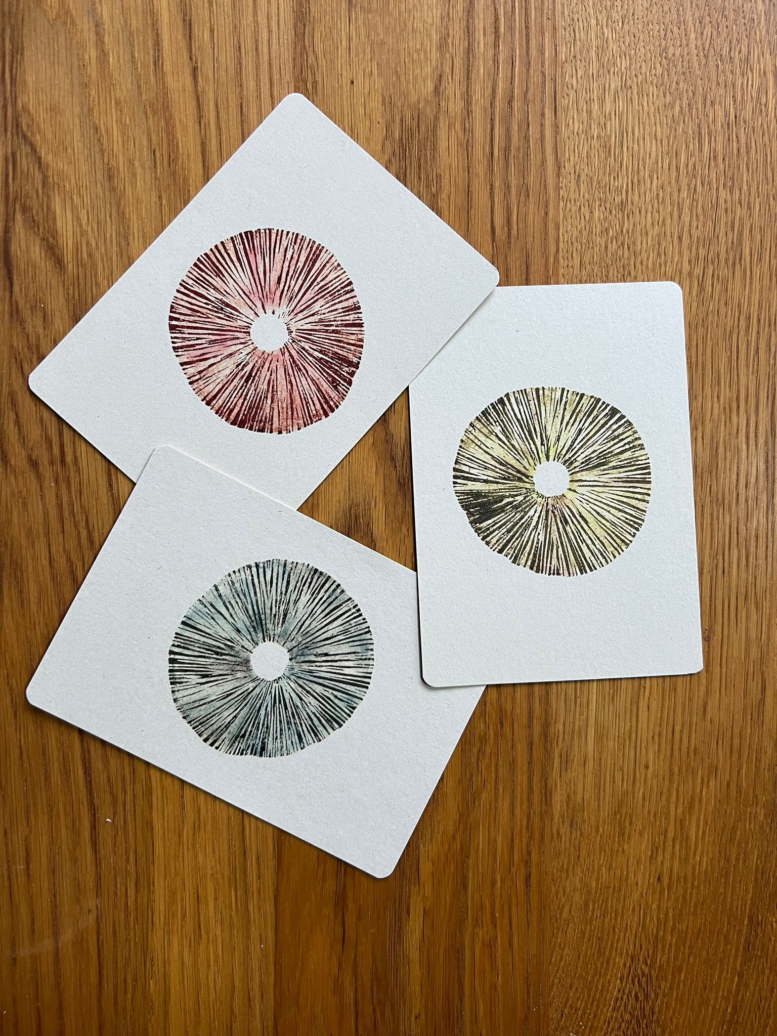 Postkarten Pilzsporen – 3er-Set