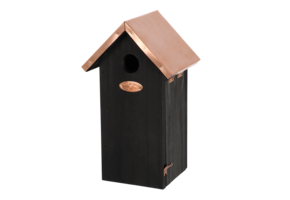 Bird House Great Tit Black Copper