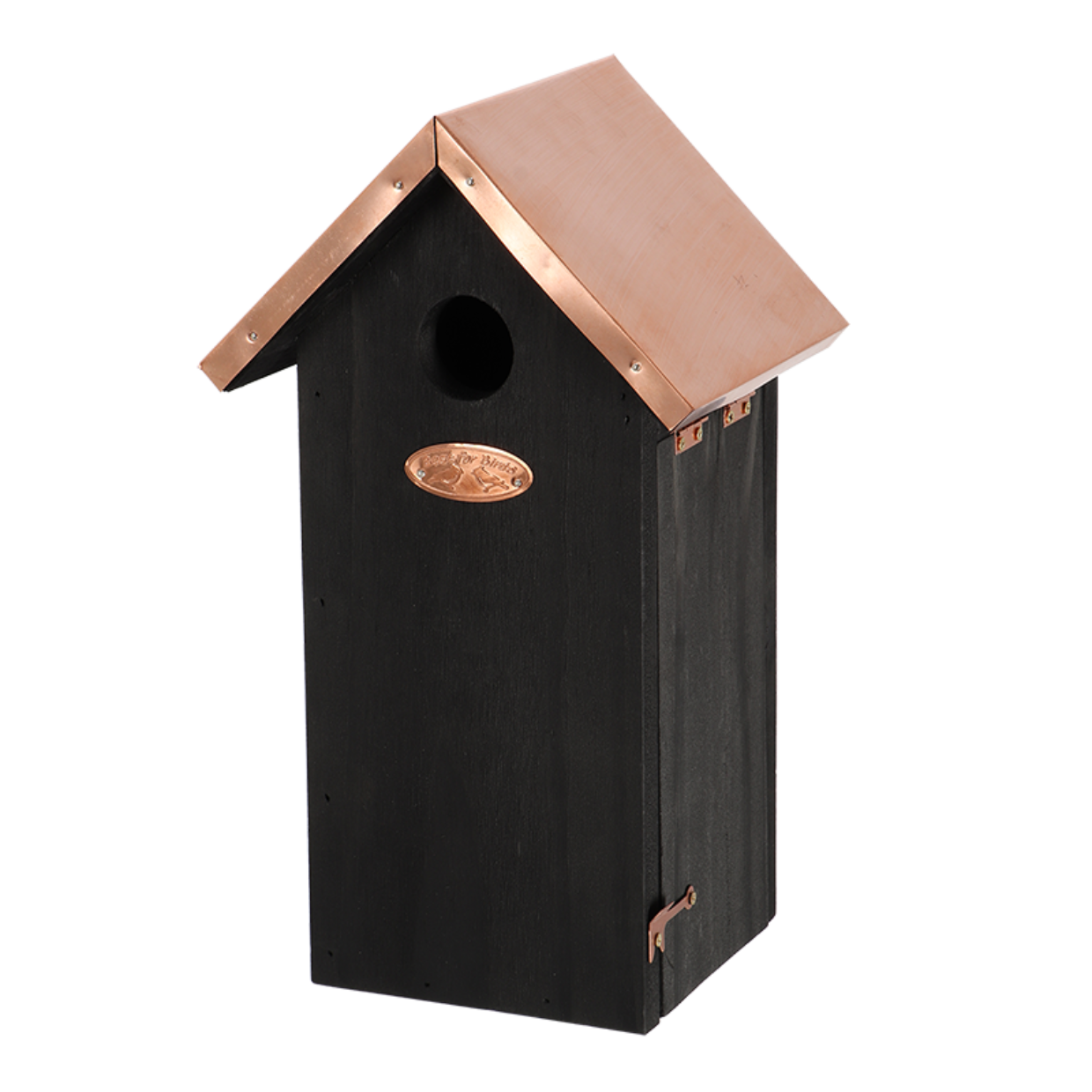 Bird House Great Tit Black Copper