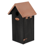 Nistkasten Kohlmeise schwarz Kupfer