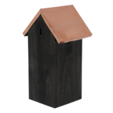 Nistkasten Kohlmeise schwarz Kupfer