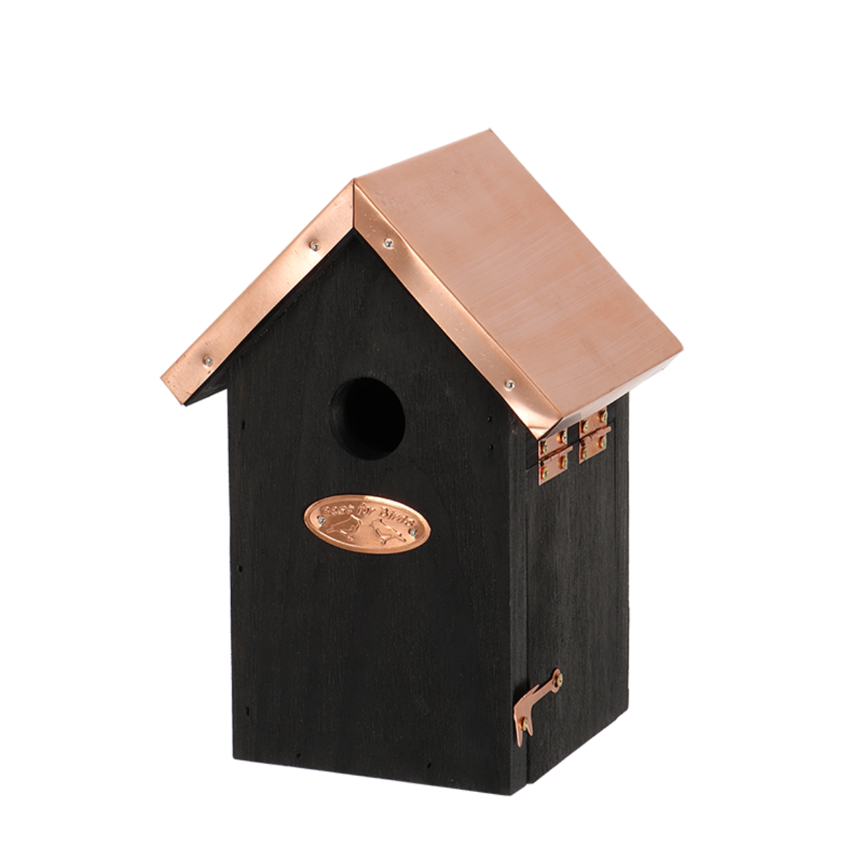 Nistkasten Zaunkönig schwarz Kupfer
