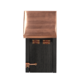 Nistkasten Zaunkönig schwarz Kupfer