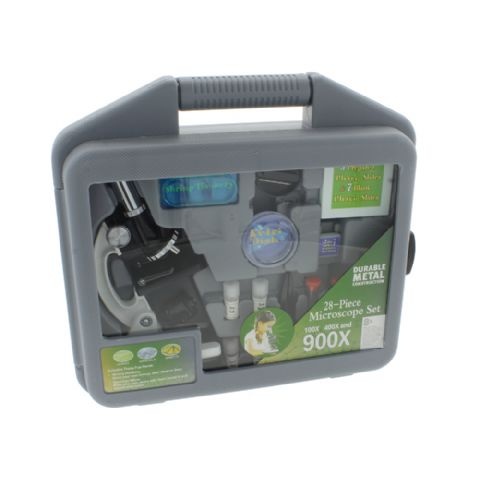 Byomic Beginners Microscoopset 100x, 400x en 900x in koffer