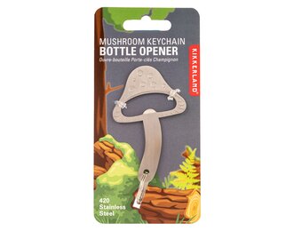 Kikkerland Paddenstoel sleutelhanger flesopener