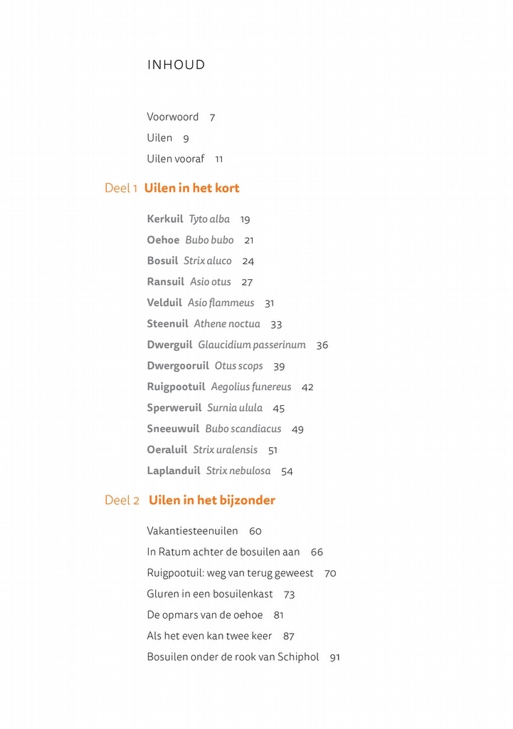 Uilen in Nederland - Soorten, overeenkomsten en verschillen