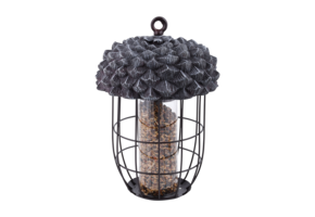 Acorn Bird Feeder Silo - with protection
