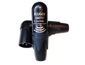 Pair of Right Angle Pluggy XLR EM272Z1 Microphones