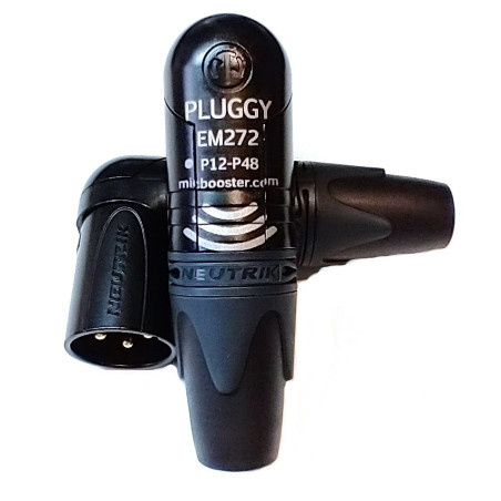 Pair of Right Angle Pluggy XLR EM272Z1 Microphones